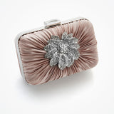 Antiqued blush brooch clutch - Liberty in Love