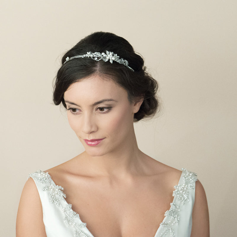 Antonia pearl floral headband - Liberty in Love