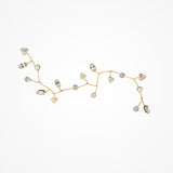 Aphrodite crystal and pearl gold hair vine - Liberty in Love