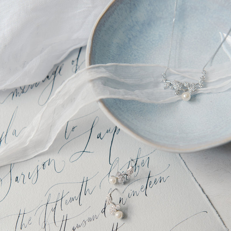 Aphrodite bridal jewellery set - Liberty in Love