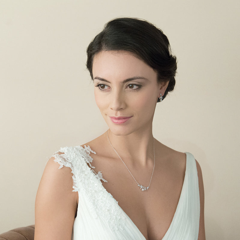 Aphrodite pearl and crystal earrings - Liberty in Love