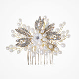 Apple blossom gold hair comb - Liberty in Love