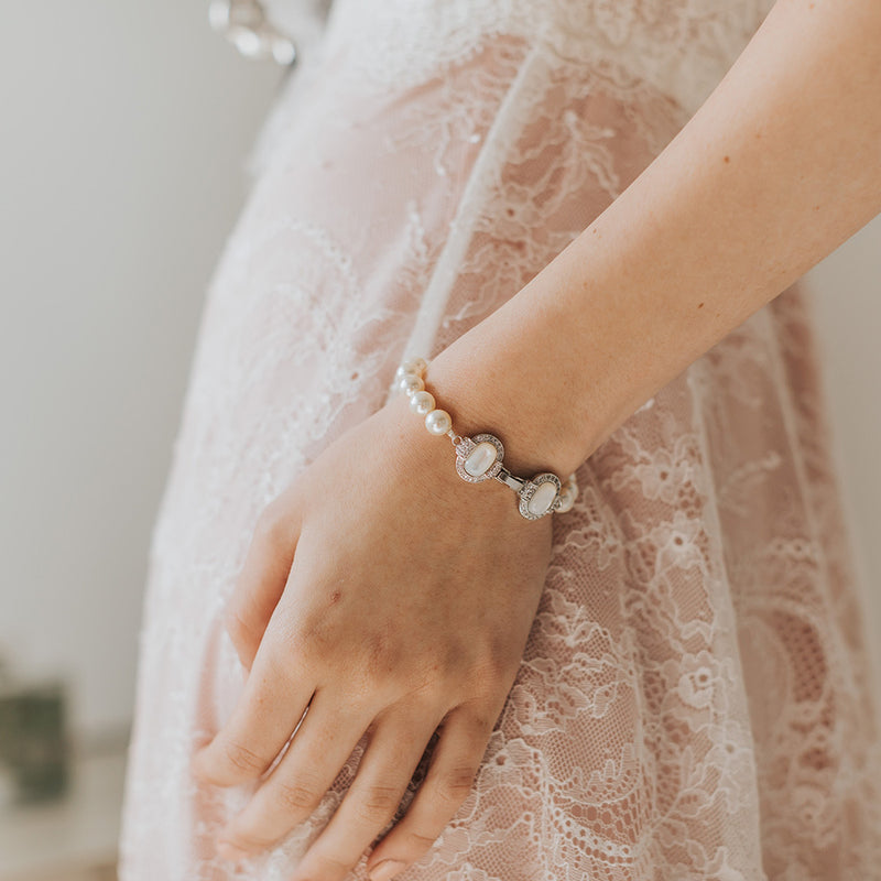 Art deco pearl bracelet - Liberty in Love