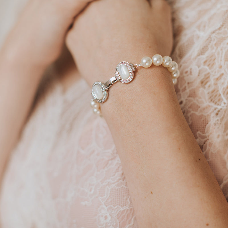 Art deco pearl bracelet - Liberty in Love