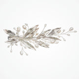 Aster pearl embellished enamelled leaves hair clip - Liberty in Love