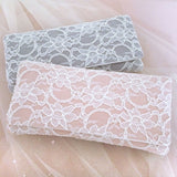 Astrid blush and ivory lace clutch - Liberty in Love