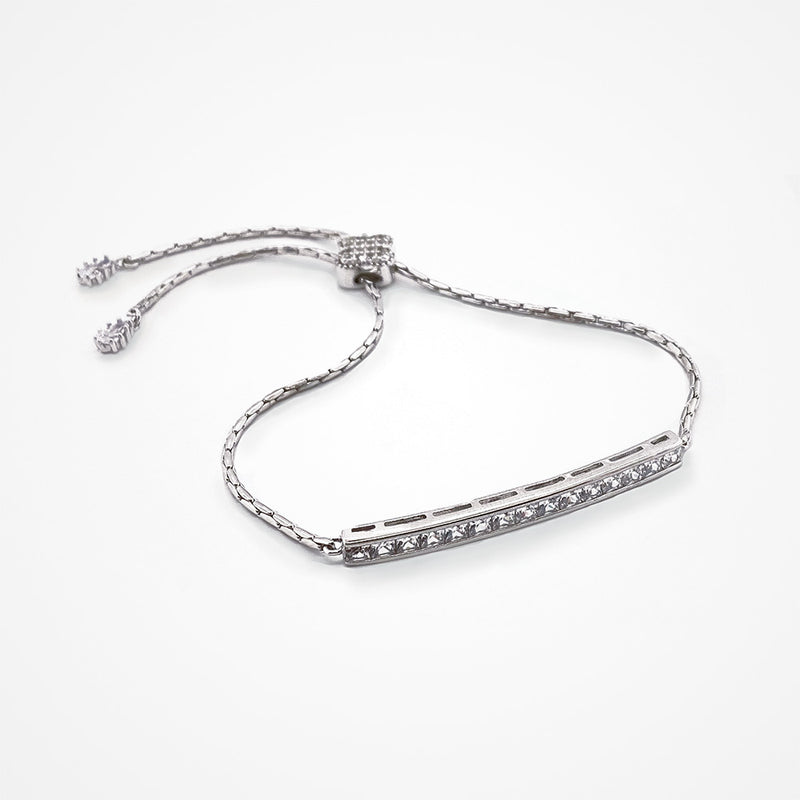 Atelier zirconia crystal bar toggle bracelet - Liberty in Love