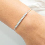 Atelier zirconia crystal bar toggle bracelet - Liberty in Love