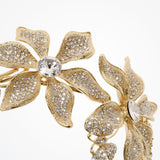 Athena gold-plated floral garland headpiece - Liberty in Love