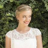 Aura rose gold crystal embellished tiara - Liberty in Love