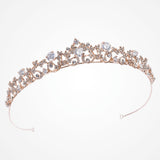 Aura rose gold crystal embellished tiara - Liberty in Love