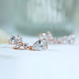 Aurora teardrop earrings (rose gold) - Liberty in Love