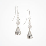 Beautiful pear crystal drop earrings - Liberty in Love