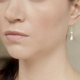 Beautiful pear crystal drop earrings - Liberty in Love