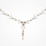 Belgravia pearl and cubic zirconia necklace - Liberty in Love