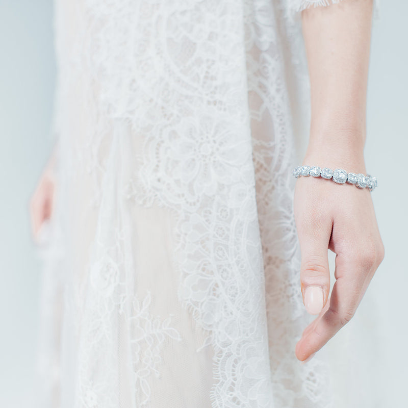 Belize square crystal bracelet - Liberty in Love