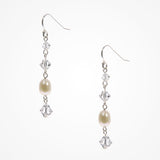 Bella crystal and pearl earrings - Liberty in Love