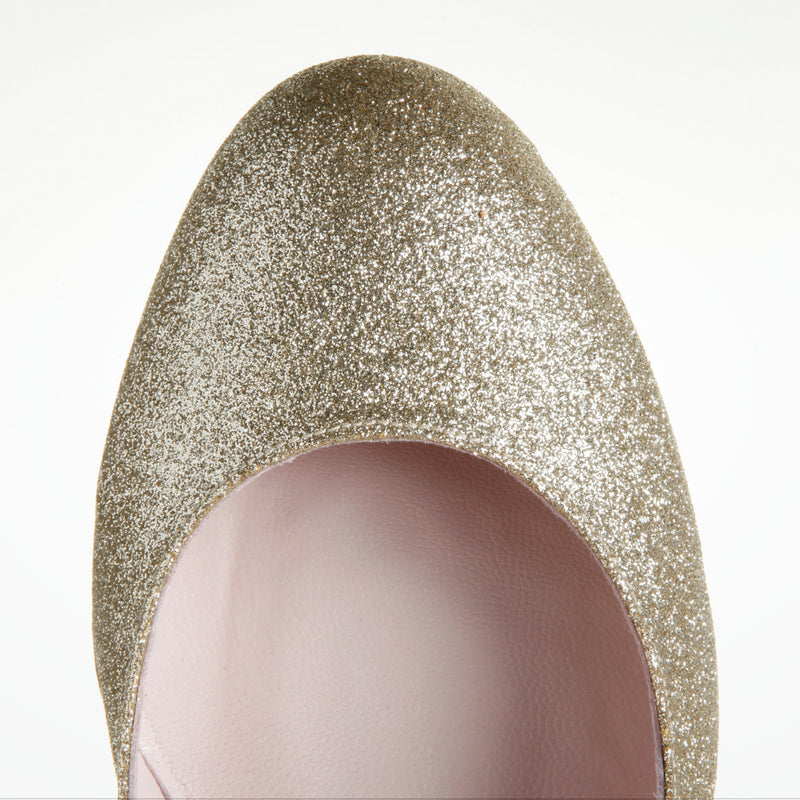 Bella gold glitter courts  - size 4 only - Liberty in Love