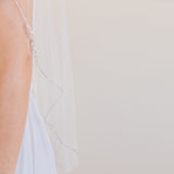 Belle tulle veil with beaded edge - Liberty in Love