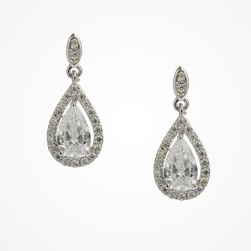 Belmont crystal teardrop earrings - Liberty in Love