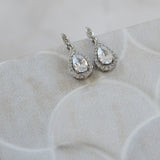 Belmont crystal teardrop earrings - Liberty in Love