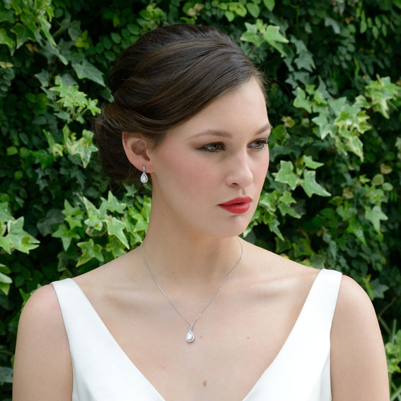 Belmont crystal pendant necklace - Liberty in Love