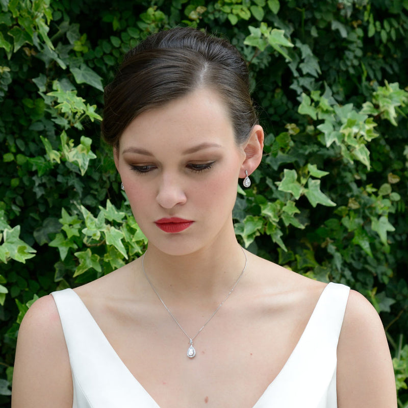 Belmont crystal pendant necklace - Liberty in Love