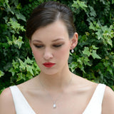Belmont crystal teardrop earrings - Liberty in Love