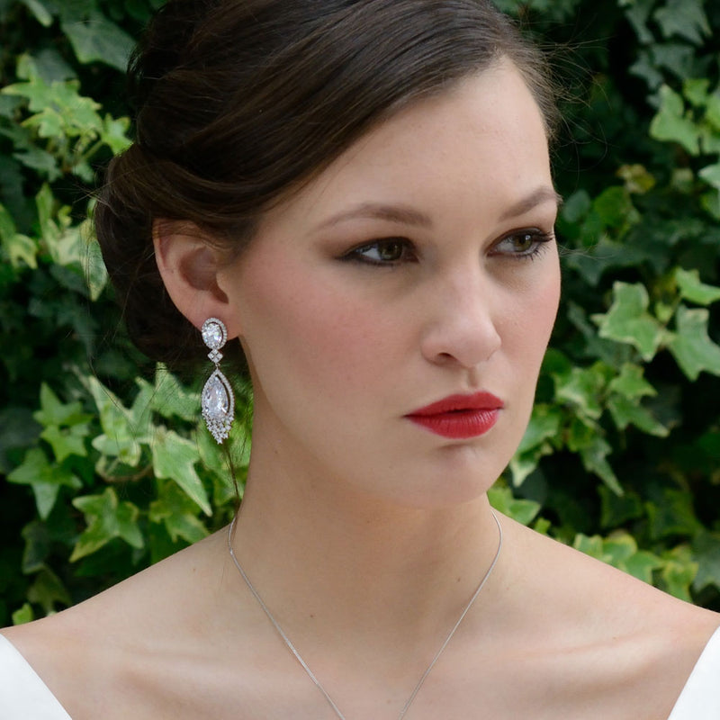 Beverley Hills cubic zirconia earrings - Liberty in Love