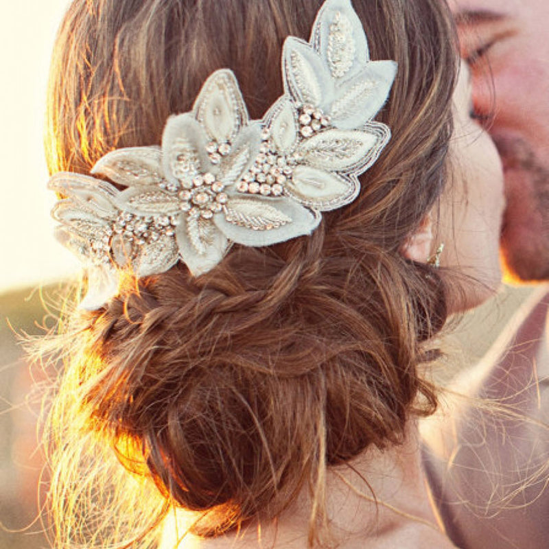 Bianca beaded floral headpiece - Liberty in Love