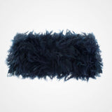 Black ostrich feather bridal stole - Liberty in Love