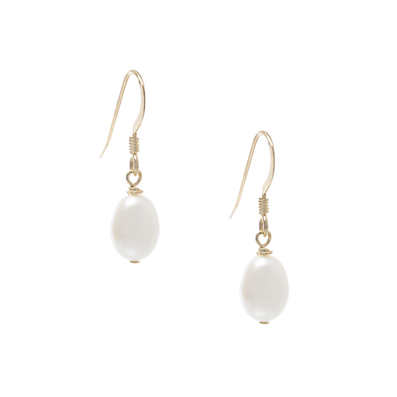 Blossom I pearl drop earrings (gold) - Liberty in Love