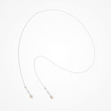 Blossom pearl and crystal backdrop necklace (silver) - Liberty in Love