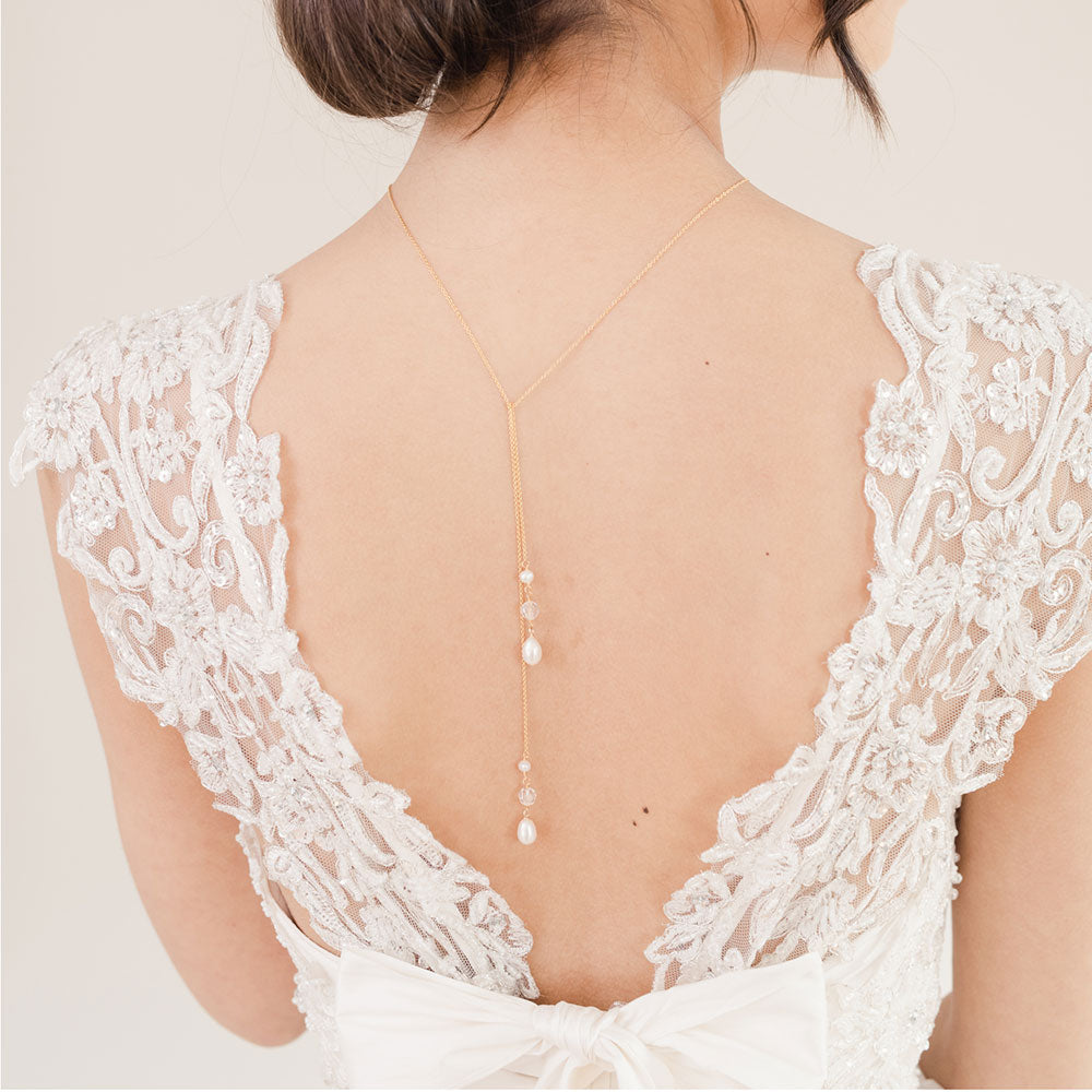 Bridal back necklace 2025