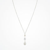 Blossom pearl pendant necklace (silver) - Liberty in Love