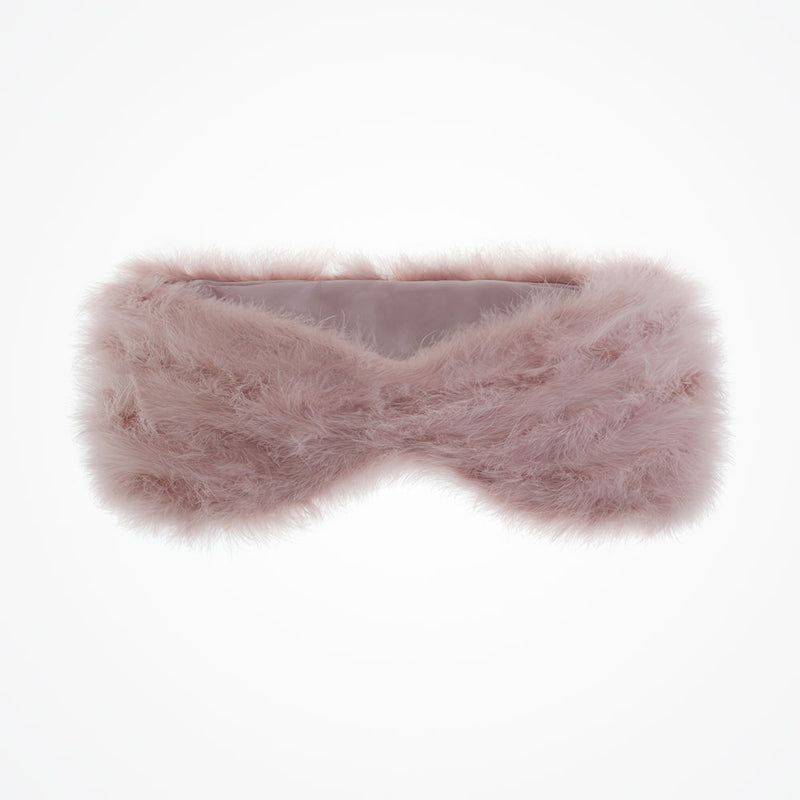 Blush pink feather bridal stole - Liberty in Love
