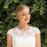 Blush promise rose gold band of crystals headpiece - Liberty in Love