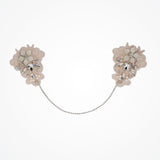 Amabel blush lace swagged browband - Liberty in Love