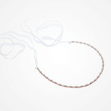 Blush promise rose gold band of crystals headpiece - Liberty in Love