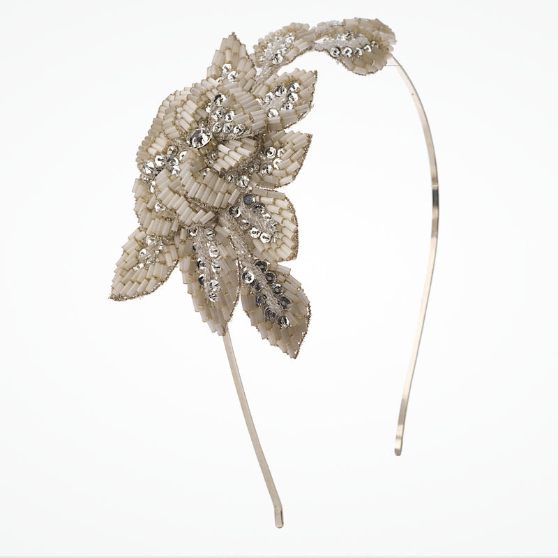 Vintage rose sweep headdress - Liberty in Love