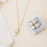 Bocheron pearl drop earrings (gold) - Liberty in Love