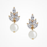 Bocheron pearl drop earrings (gold) - Liberty in Love