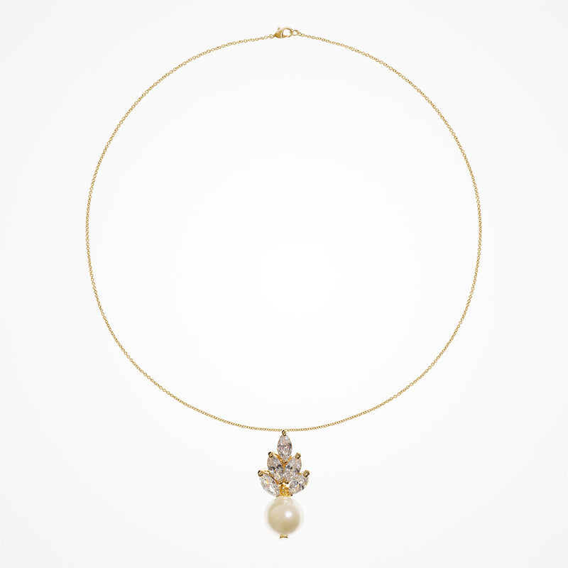 Bocheron pearl pendant necklace (gold) - Liberty in Love