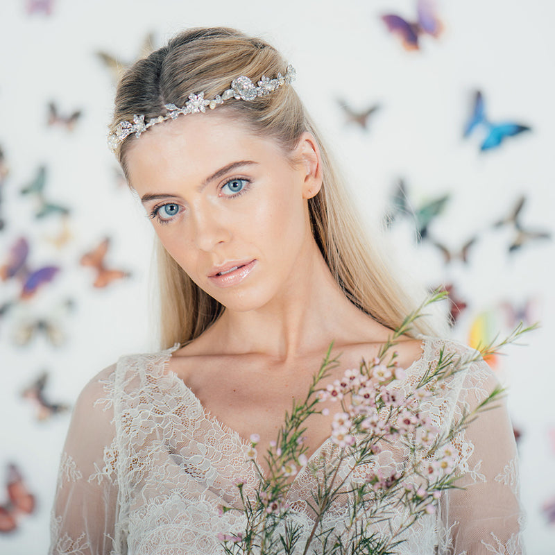 Boho pearl blossom circlet - Liberty in Love