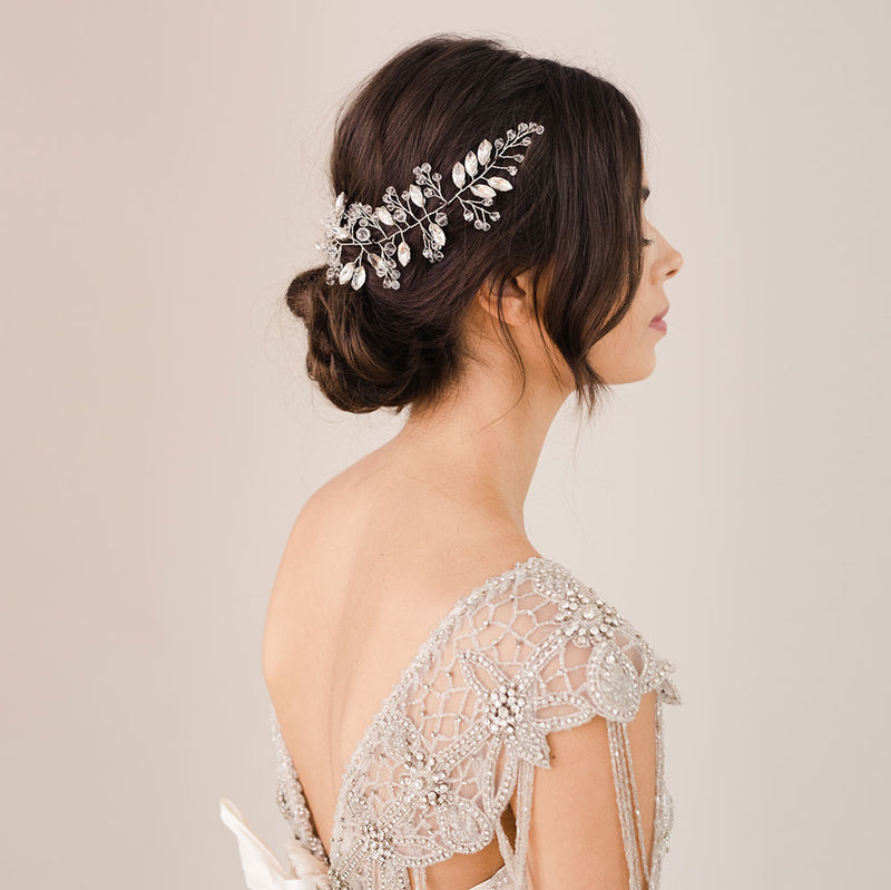 Bretta crystal embellished hair vine - Liberty in Love