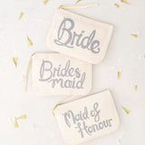 Bridesmaid pouch (grey) - Liberty in Love