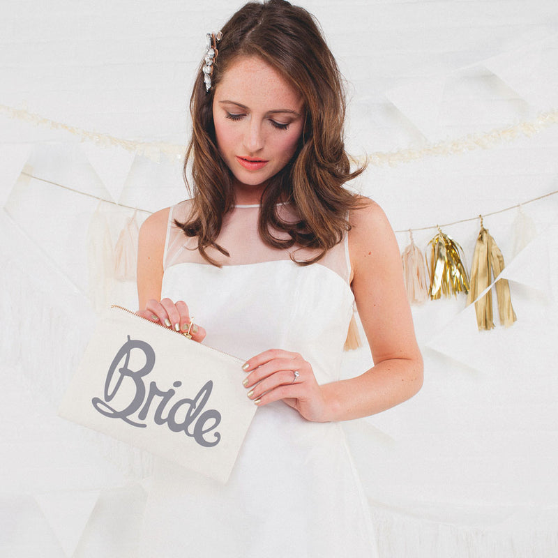 Brides pouch (grey) - Liberty in Love