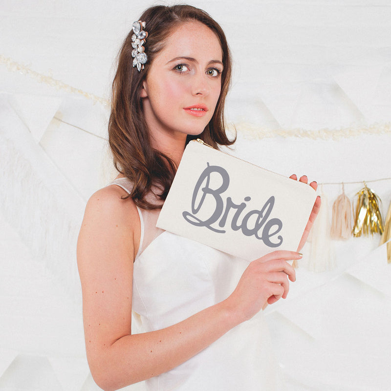 Brides pouch (grey) - Liberty in Love