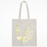 Bride-to-be tote bag (gold) - Liberty in Love