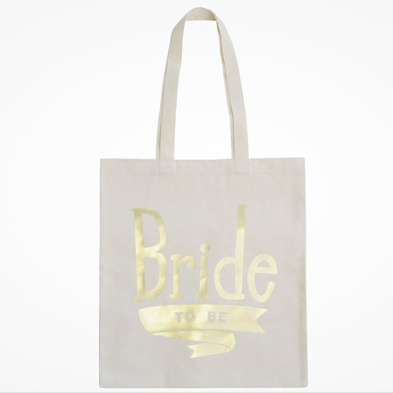 Bride-to-be tote bag (gold) - Liberty in Love